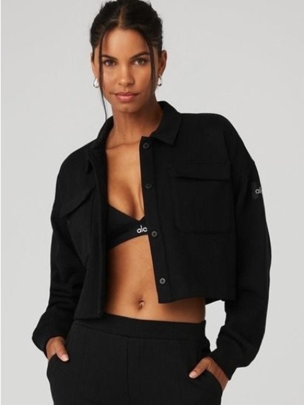 ALO Yoga Renown Heavyweight Cropped Jacket